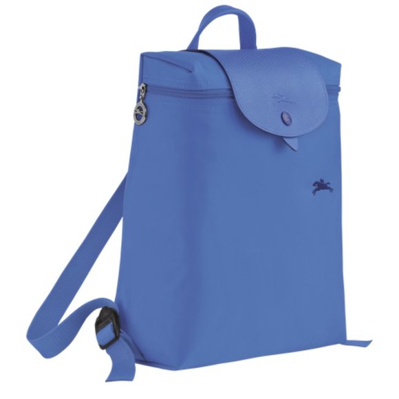 Longchamp Handbags - Longchamp NWT Le Pilage Club Canvas Blue Backpack